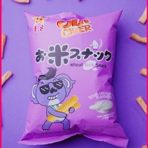 OLA CHEER SOUR & CREAM WHEAT RICE SNACK 60g