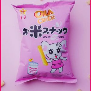 OLA CHEER YOGURT WHEAT RICE SNACK 60G
